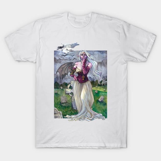 Lady of the night T-Shirt by Aranya